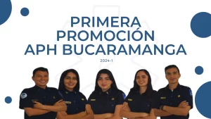 Primera promoción de estudiantes de la tecnologia en atencion prehospitalaria en Bucaramanga